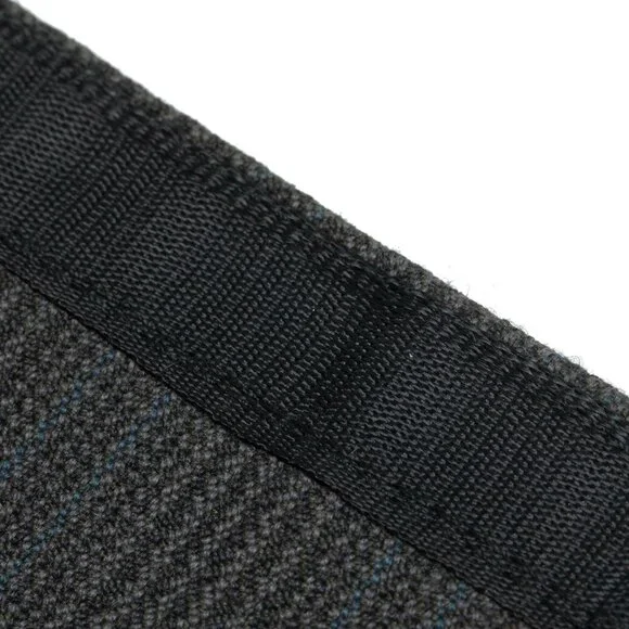 Sundazed (Germany) 70s, Sculptural Volume, High-Twist Wool, Blue Pinstripe
